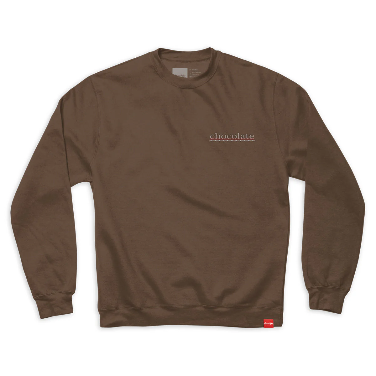 Bar Embroidered Crew